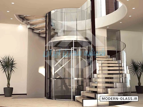 شیشه مدرن بهترین مجری تولید و نصب آسانسور شیشه ای در مشهد
